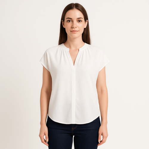 Blusa sólida para mujer