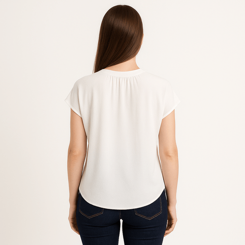 Blusa sólida para mujer