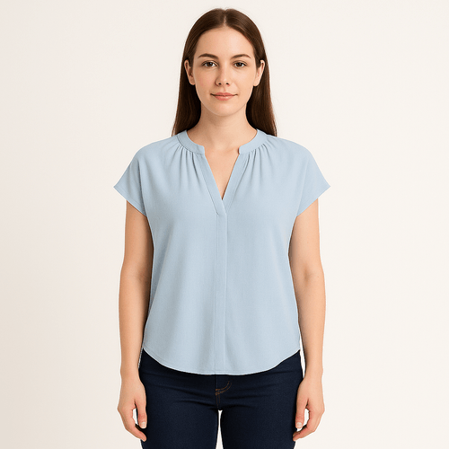 Blusa sólida para mujer