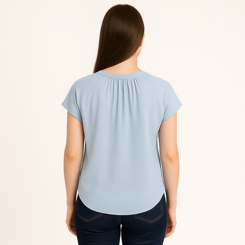 Blusa sólida para mujer