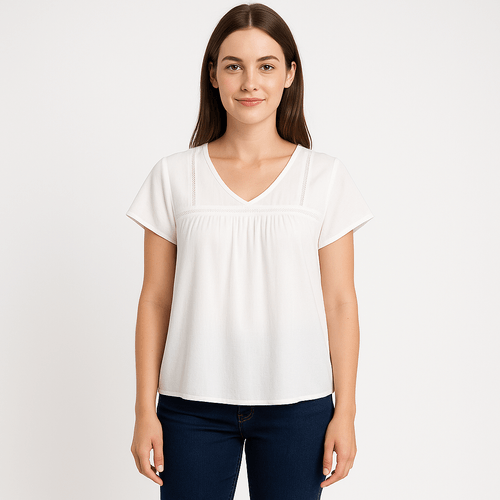 Blusa sólida para mujer