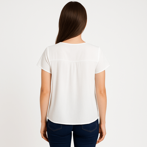 Blusa sólida para mujer
