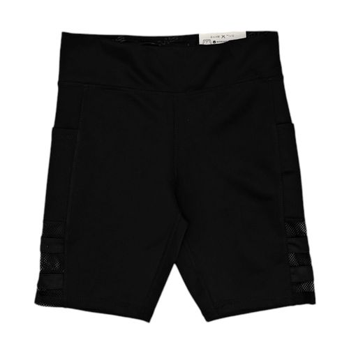 Short deportivo negro sólido