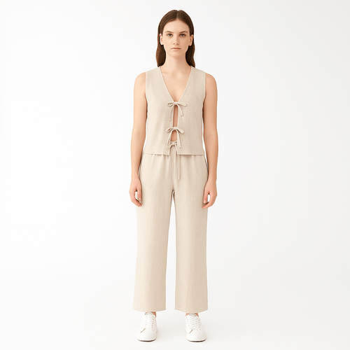 Conjunto sólido para mujer