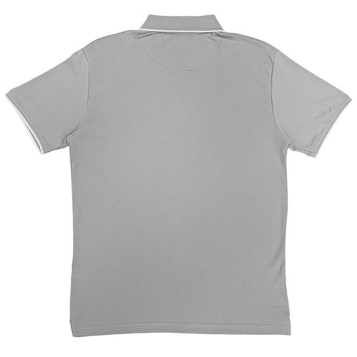 Camisa tipo polo gris para hombre