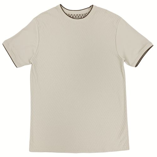 Camiseta básica beige para hombre