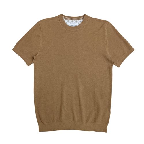 Camiseta café para hombre