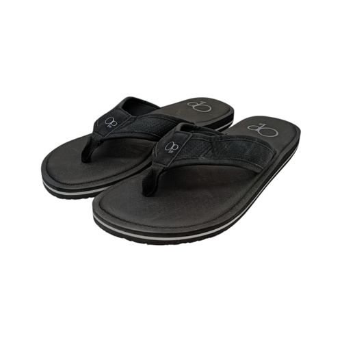 Sandalias playeras negras para hombre
