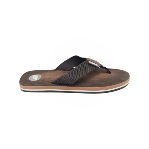 Sandalias playeras café para hombre