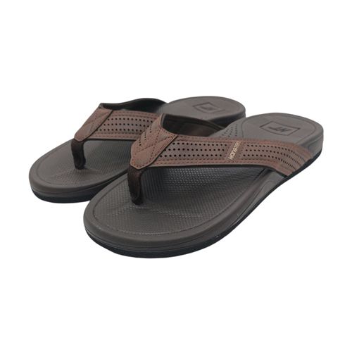 Sandalias playeras café para hombre