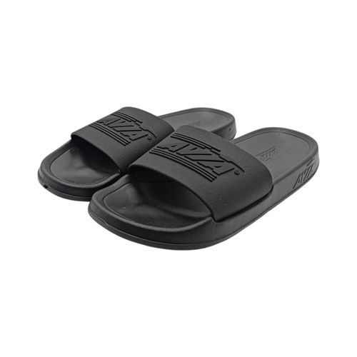 Sandalias playeras negras para mujer