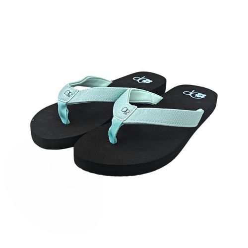 Sandalias playeras bicolor para mujer