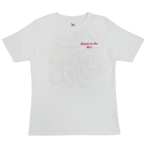 Camiseta oversize estampada para mujer