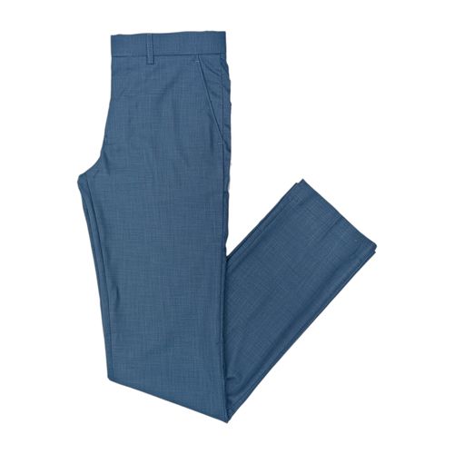 Pantalón formal azul para hombre