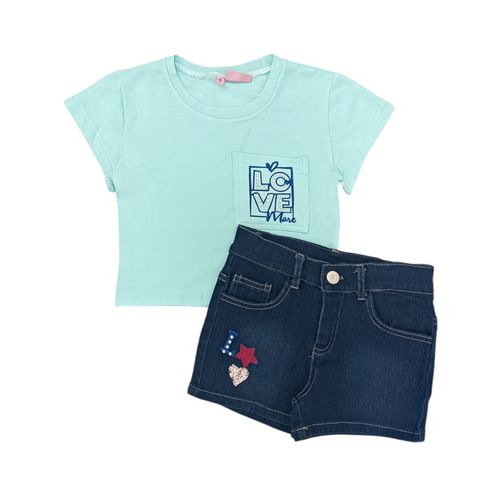 Conjunto celeste para niña