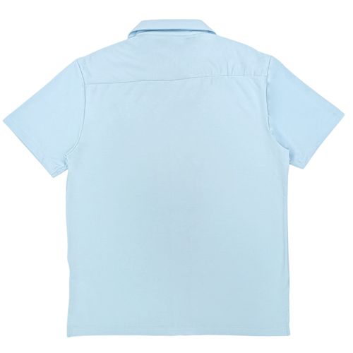 Camisa celeste sólido para hombre
