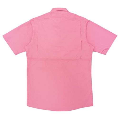 Camisa rosa sólido para hombre