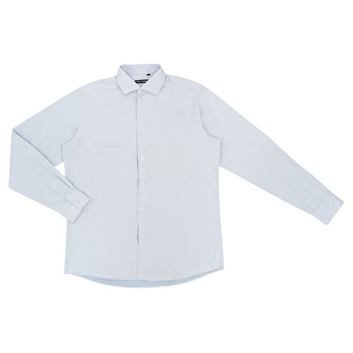 Camisa celeste sólido para hombre