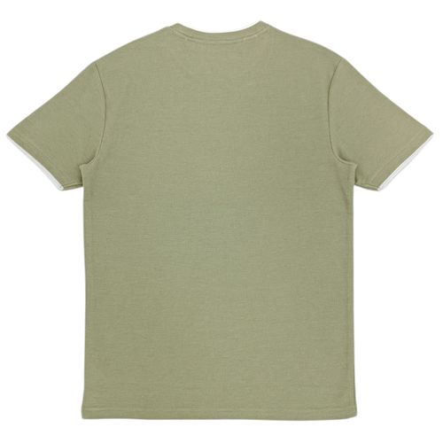 Camiseta verde estampada para hombre