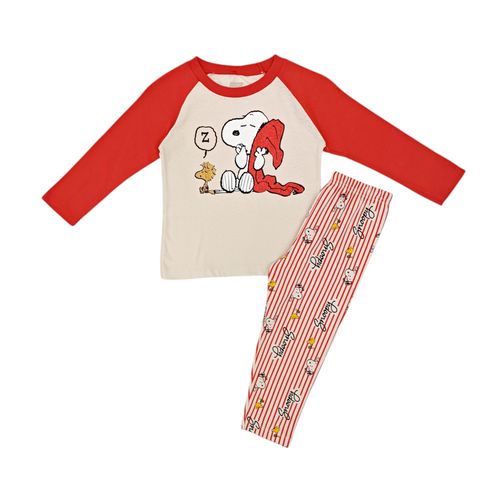 Pijama bicolor para niña