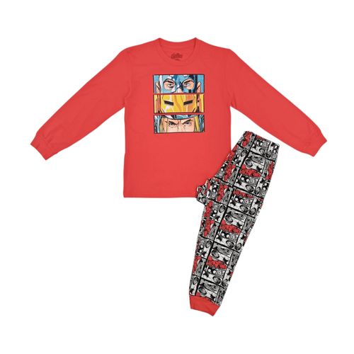 Pijama roja para niño