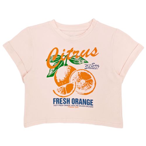 Camiseta salmón para niña
