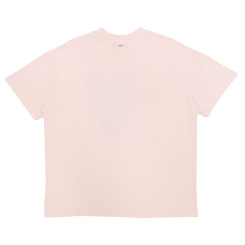 Camiseta rosa oversize para mujer