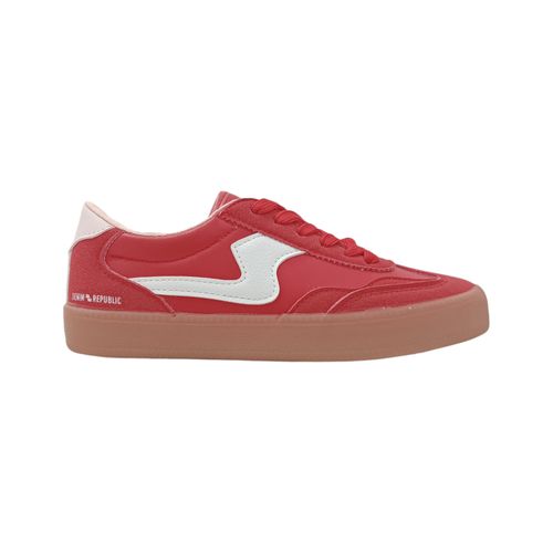Sneakers casuales rojo para mujer