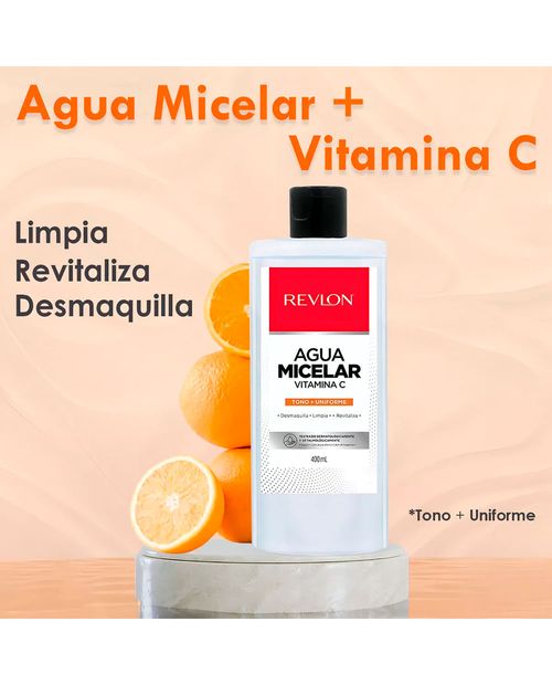 Agua Micelar Revitalizante Con Vitamina C 400ml