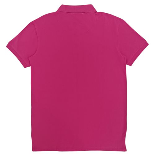 Camisa tipo polo fucsia para hombre