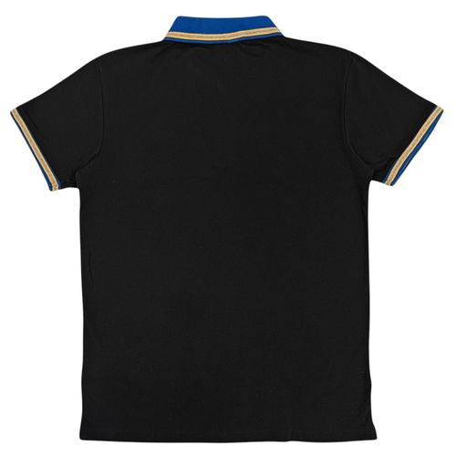 Camisa tipo polo negra para hombre