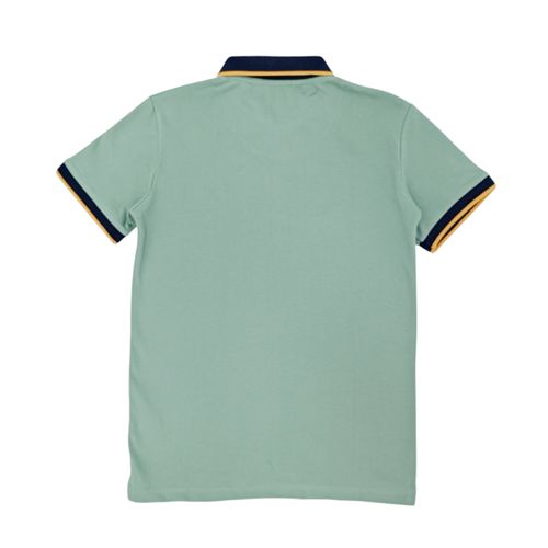Camisa tipo polo verde para niño