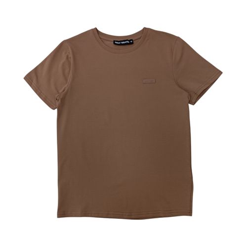 Camiseta café para niño