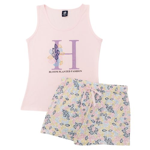 Pijama rosa para mujer