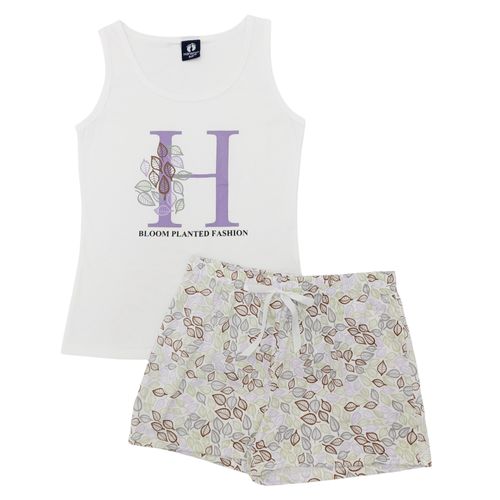 Pijama blanco para mujer