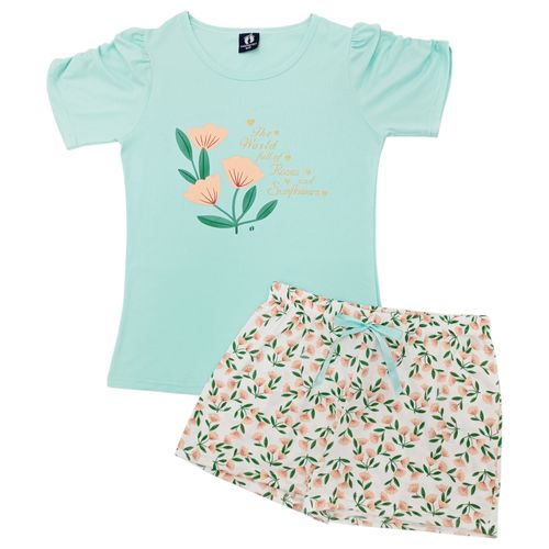 Pijama verde para mujer