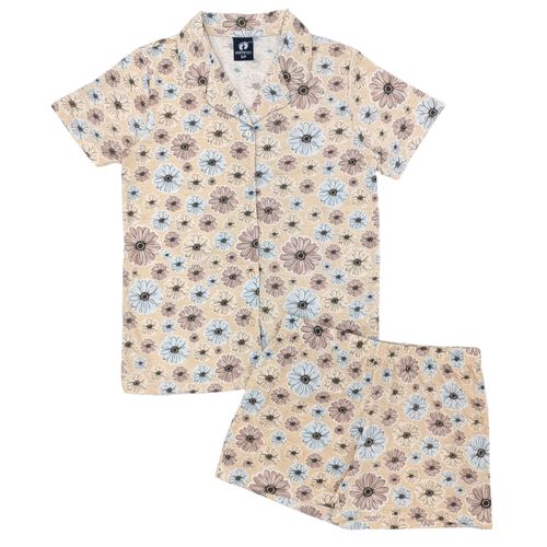 Pijama café para mujer