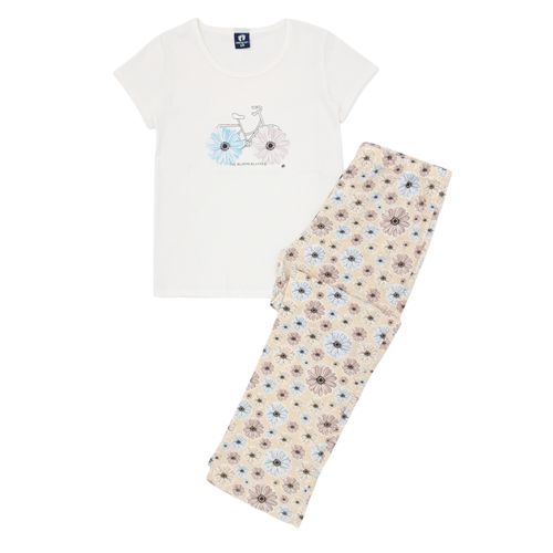 Pijama bicolor para mujer