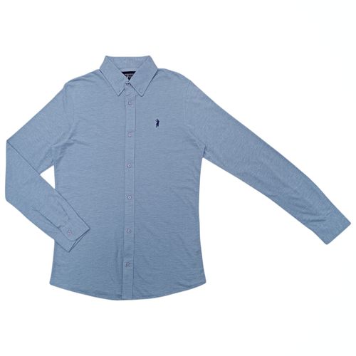 Camisa azul para hombre