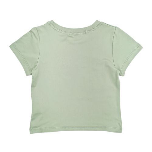 Camiseta verde para niña