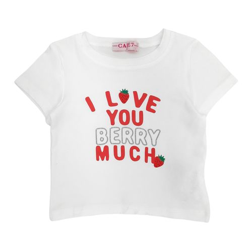 Camiseta blanco para niña
