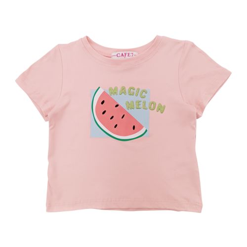 Camiseta rosa para niña