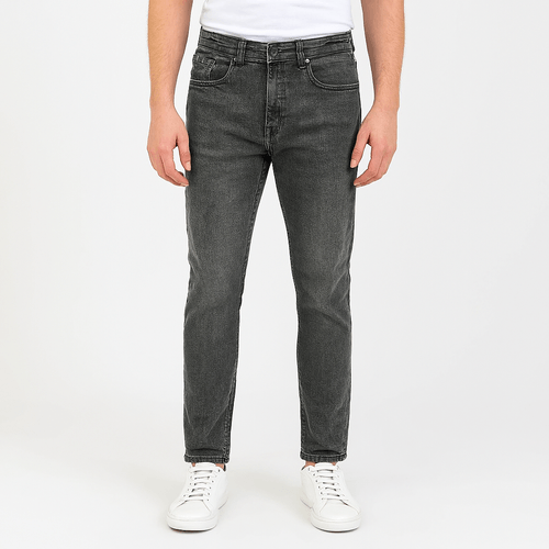Slim jeans gris lavado para hombre