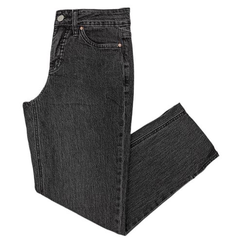 Straight jeans lavado para mujer