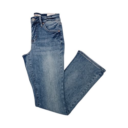 Bootcut jeans lavado para mujer