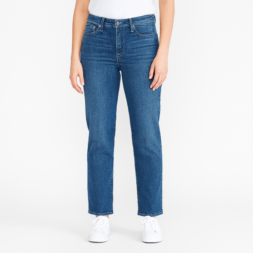 Straight jeans lavado para mujer