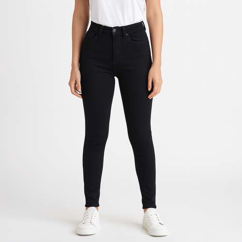 Skinny jeans negro para mujer
