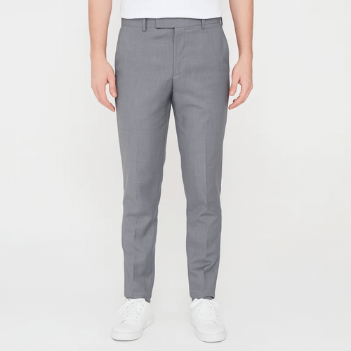 Pantalón formal gris para hombre
