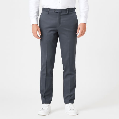 Pantalón casual gris para hombre