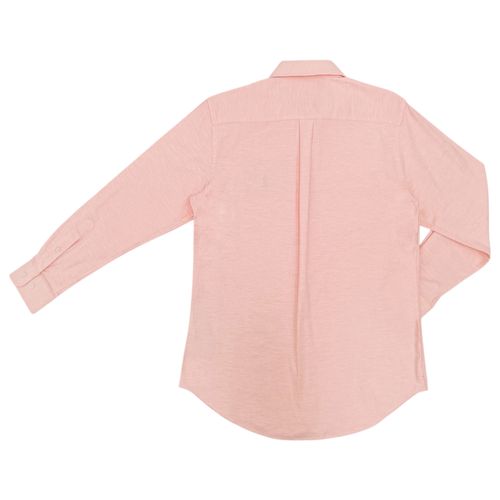 Camisa rosa sólida para hombre